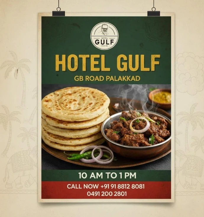 Contact Gulf Hotel Palakkad - +91 9188128081